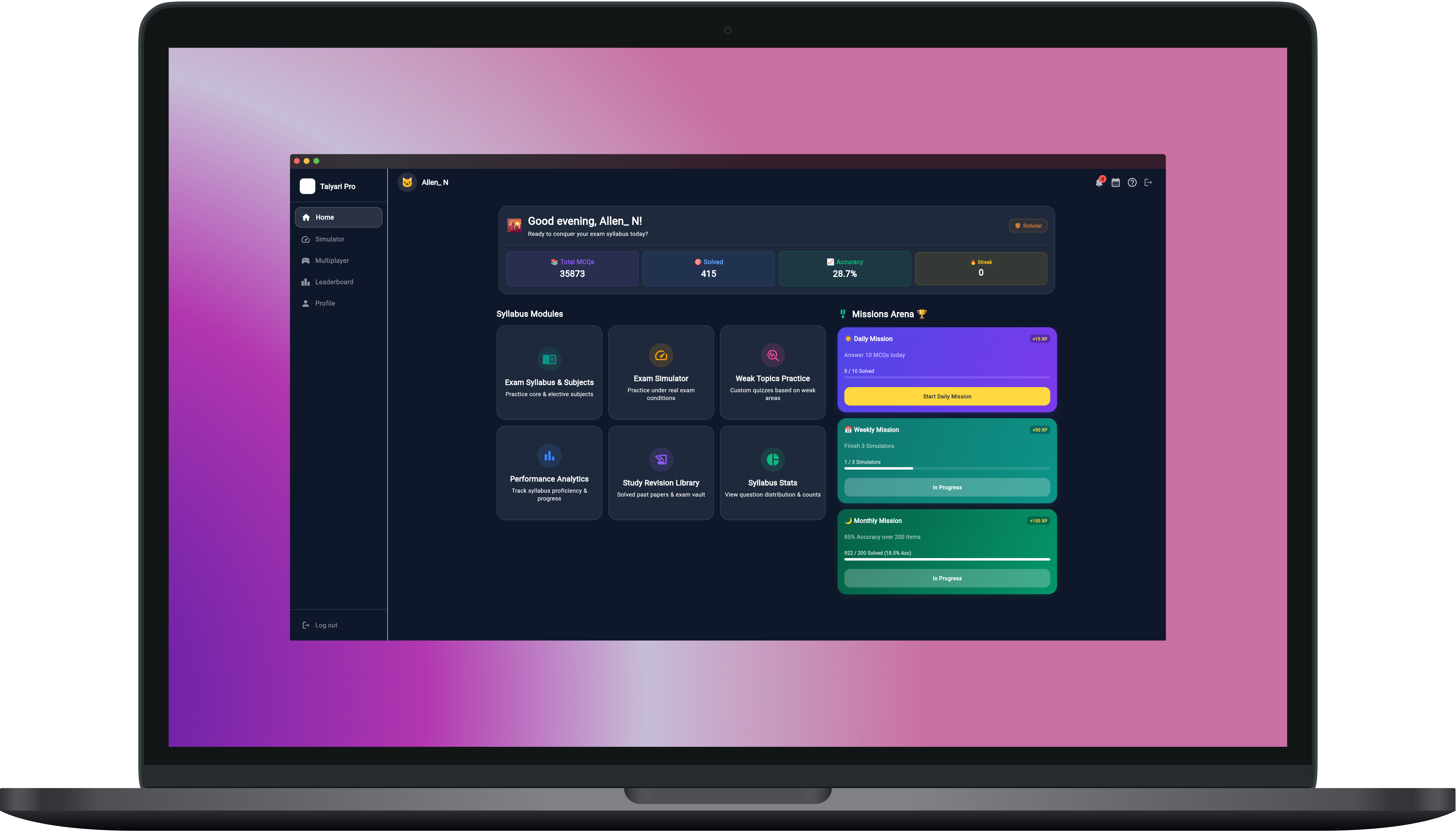 Web Platform Dashboard